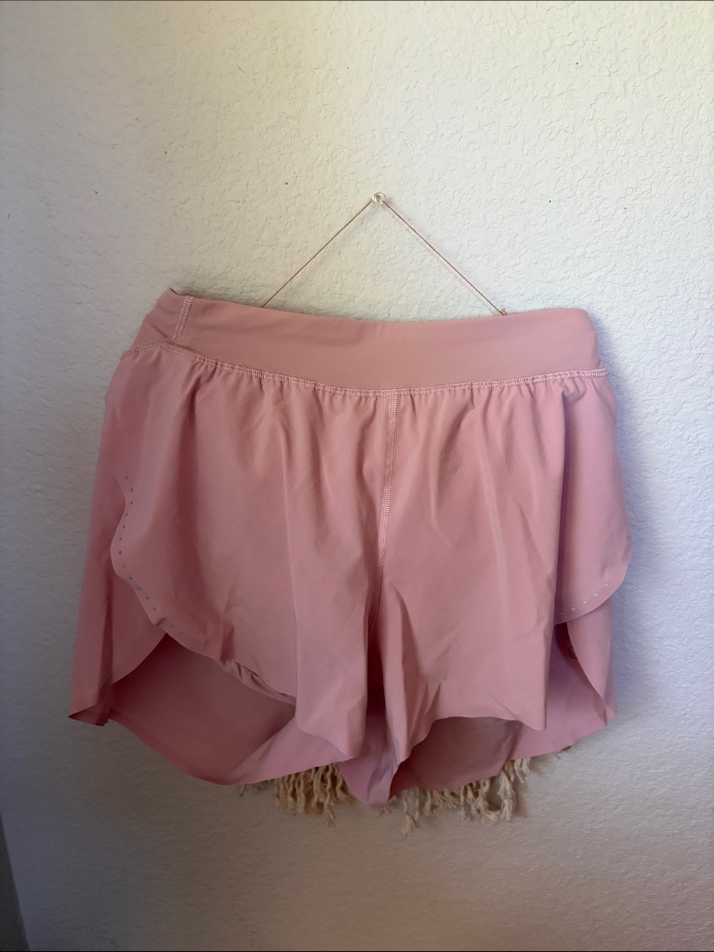 lululemon athletica Dusty Pink Layered Running Shorts